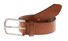Roy Robson Leather Cut Line Belt Riem Cognac