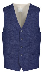 Roy Robson Linen Look Waistcoat Royal Blue