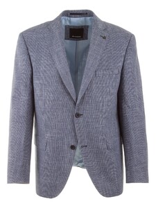 Roy Robson Linen Mix Fine Structure Jacket Blue
