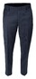 Roy Robson Micro Dot Flat Front Wool Broek Navy