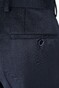 Roy Robson Micro Dot Flat Front Wool Broek Navy
