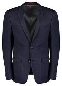Roy Robson Micro Fantasy Texture Jacket Dark Evening Blue