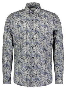 Roy Robson Multi Fantasy Paisley Pattern Shirt Dark Evening Blue