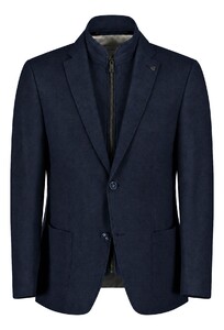 Roy Robson Plain Hybrid Jacket Dark Evening Blue