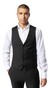 Roy Robson Reda Super 110's Classic Gilet Zwart