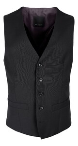 Roy Robson Reda Super 110's Classic Waistcoat Black