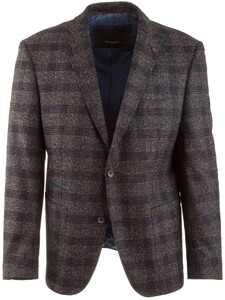 Roy Robson Shape Fit Blue-Grey Check Colbert Blauw-Grijs