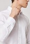Roy Robson Slim Fine Micro Texture Mélange Overhemd Wit