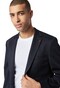 Roy Robson Slim Fit Jersey Colbert Donker Blauw