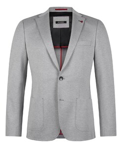 Roy Robson Slim Fit Jersey Colbert Licht Grijs
