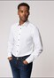 Roy Robson Slim Uni Color Contrast Buttons Shirt White