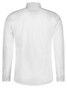 Roy Robson Slim Uni Color Cotton Tone on Tone Buttons Overhemd Wit