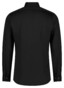 Roy Robson Slim Uni Color Cotton Tone on Tone Buttons Overhemd Zwart
