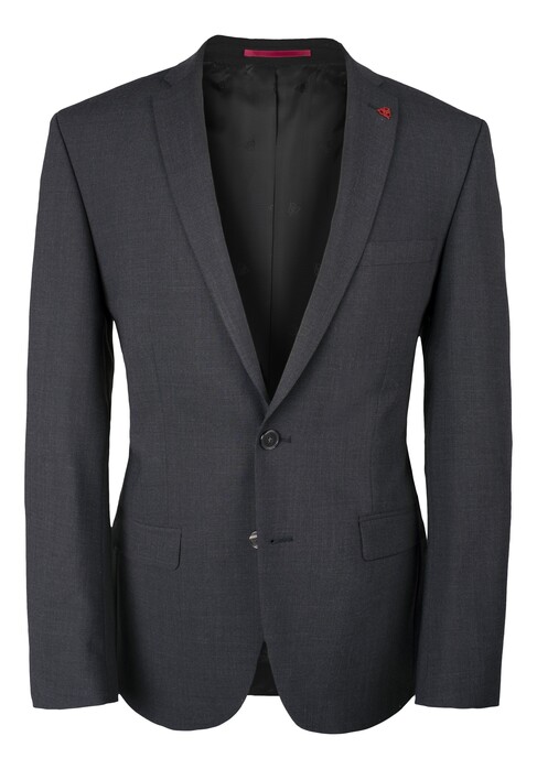Roy Robson Slim Uni Color Mix and Match Colbert Donker Grijs