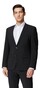 Roy Robson Slim Uni Color Mix and Match Colbert Zwart