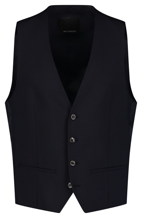 Roy Robson Slim Uni Color Mix and Match Gilet Donker Blauw