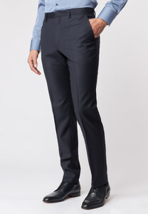 Roy Robson Smooth Uni Super 130's Broek Navy