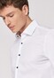 Roy Robson Solid Color Cotton Contrast Buttons Overhemd Wit