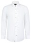 Roy Robson Solid Color Cotton Contrast Buttons Overhemd Wit