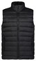 Roy Robson Solid Color High Zip Closure Body-Warmer Zwart