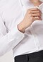 Roy Robson Solid Color White Buttons Cotton Subtle Stretch Overhemd Wit