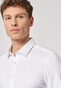 Roy Robson Solid Color White Buttons Cotton Subtle Stretch Overhemd Wit