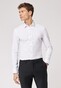 Roy Robson Solid Color White Buttons Cotton Subtle Stretch Overhemd Wit