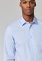 Roy Robson Solid Color White Buttons Cotton Subtle Stretch Shirt Light Blue