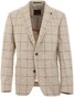 Roy Robson Structured Solid Check Colbert Zand