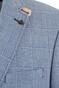 Roy Robson Two-Tone Windowpane Check Colbert Blauw