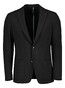 Roy Robson Uni Color Slim Fit Stretch Colbert Zwart