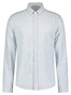 Roy Robson Vertical Stripe Cotton Button-Down Overhemd Licht Blauw