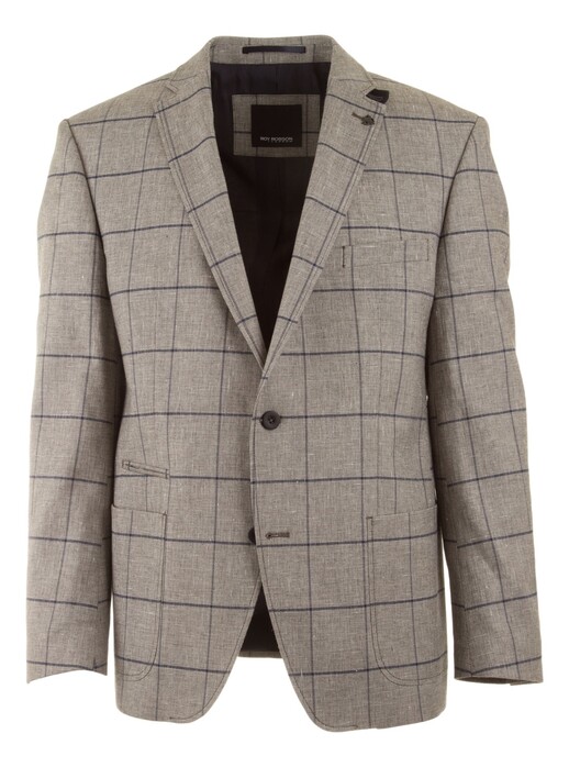 Roy Robson Windowpane Elegance Jacket Light Green