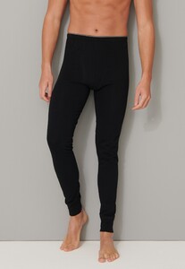 Schiesser 95/5 Long Johns Organic Cotton Underwear Black