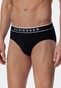 Schiesser 95/5 Rio-Slip Organic Cotton Elastic Waistband 3Pack Ondermode Zwart