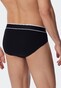 Schiesser 95/5 Rio-Slip Organic Cotton Elastic Waistband 3Pack Ondermode Zwart