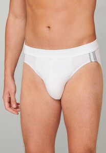Schiesser 95/5 Rio-Slip Organic Cotton Side Stripes 3Pack Ondermode Wit