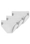 Schiesser 95/5 Rio-Slip Organic Cotton Side Stripes 3Pack Underwear White