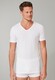Schiesser 95/5 Shirt Short Sleeve Low V-Neck Organic Cotton 2Pack Ondermode Wit