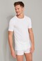 Schiesser 95/5 Shirt Short Sleeve Organic Cotton Round Neck 2Pack Ondermode Wit