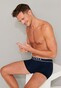 Schiesser 95/5 Shorts Organic Cotton Elastic Waistband 3Pack Underwear Dark Evening Blue