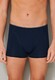 Schiesser 95/5 Shorts Organic Cotton Ondermode Donker Blauw