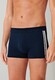 Schiesser 95/5 Shorts Organic Cotton Side Stripes 3Pack Ondermode Donker Blauw