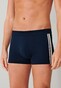 Schiesser 95/5 Shorts Organic Cotton Side Stripes 3Pack Ondermode Donker Blauw