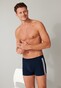 Schiesser 95/5 Shorts Organic Cotton Side Stripes 3Pack Ondermode Donker Blauw