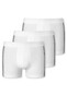 Schiesser 95/5 Shorts Organic Cotton Side Stripes 3Pack Ondermode Wit