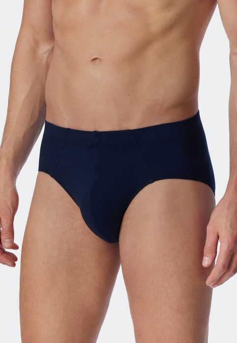 Schiesser 95/5 Supermini Organic Cotton 3Pack Underwear Dark Evening Blue
