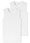 Schiesser 95/5 Tank Top Organic Cotton 2Pack Ondermode Wit