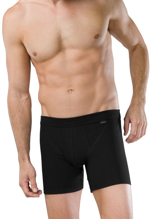Schiesser Authentic Shorts 2Pack Ondermode Zwart