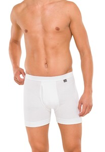 Schiesser Cotton Essentials Feinripp Shorts Ondermode Wit